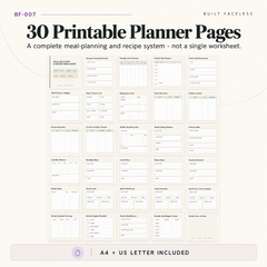 Complete Meal Planner & Recipe Organizer