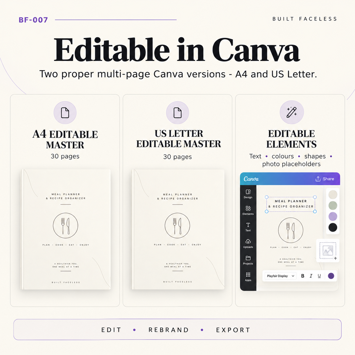 Complete Meal Planner & Recipe Organizer