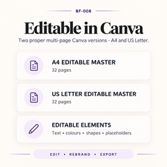 Editable Canva travel planner templates in A4 and US Letter with 32 pages and customisable text, colours, shapes and placeholders